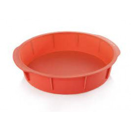 TORTIERA SILICONE ROSSO...